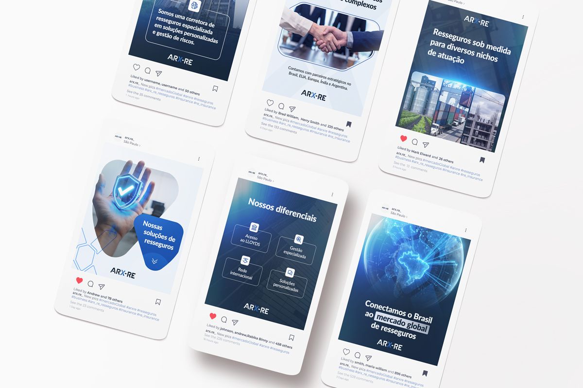 Criativo para Instagram da ARX-RE Criativo para Instagram da ARX-RE