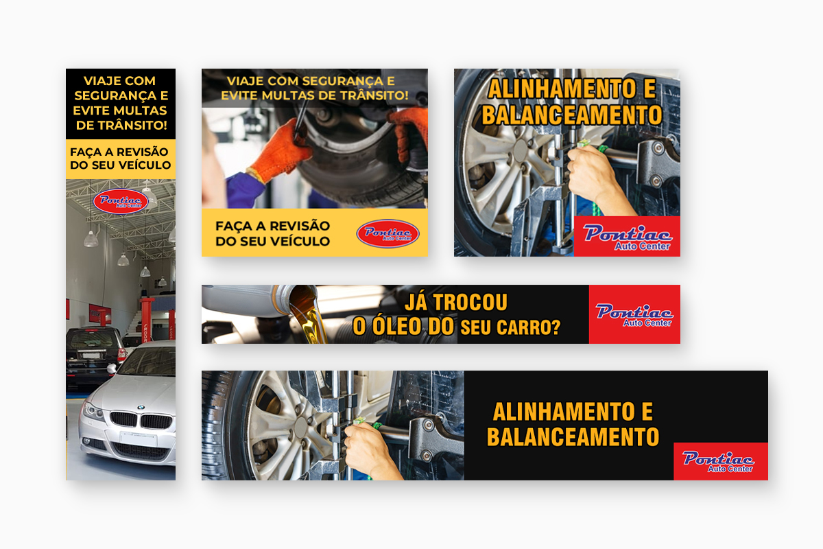 Criativos Rede de Display - Pontiac Auto Center Criativos Rede de Display - Pontiac Auto Center
